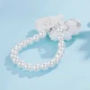Pulsera de Perlas Blancas para Mujer – Plata 925, Ajustable y Elegante, Joyería Fina para Bodas y Regalos - Charlottes House