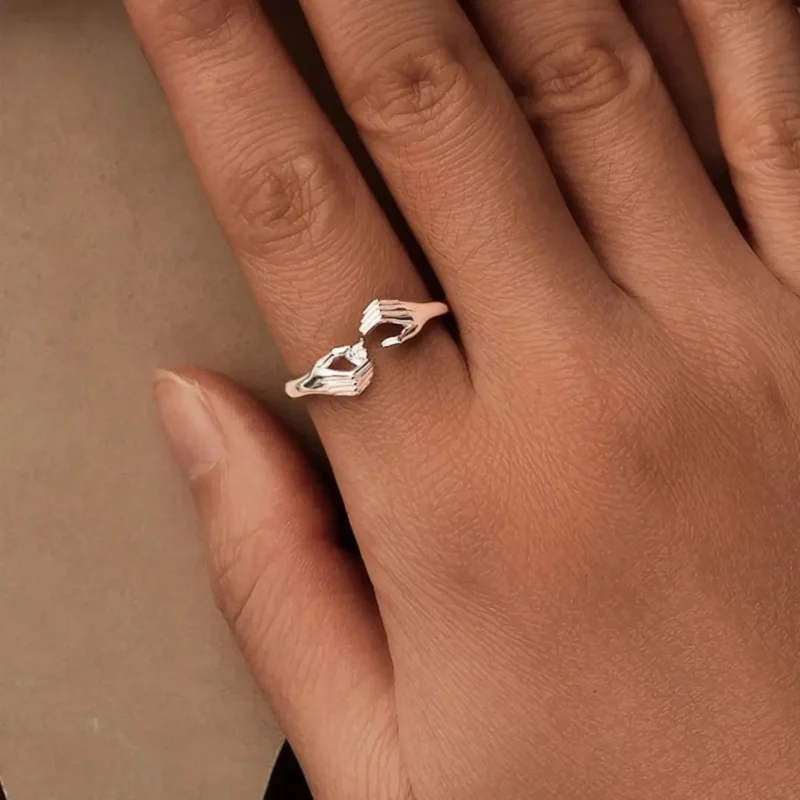 Anillo Abrazos de Amor en Plata 925 – Charlottes House El Salvador Joyeria