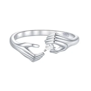 Anillo Abrazos de Amor en Plata 925 – Charlottes House El Salvador Joyeria