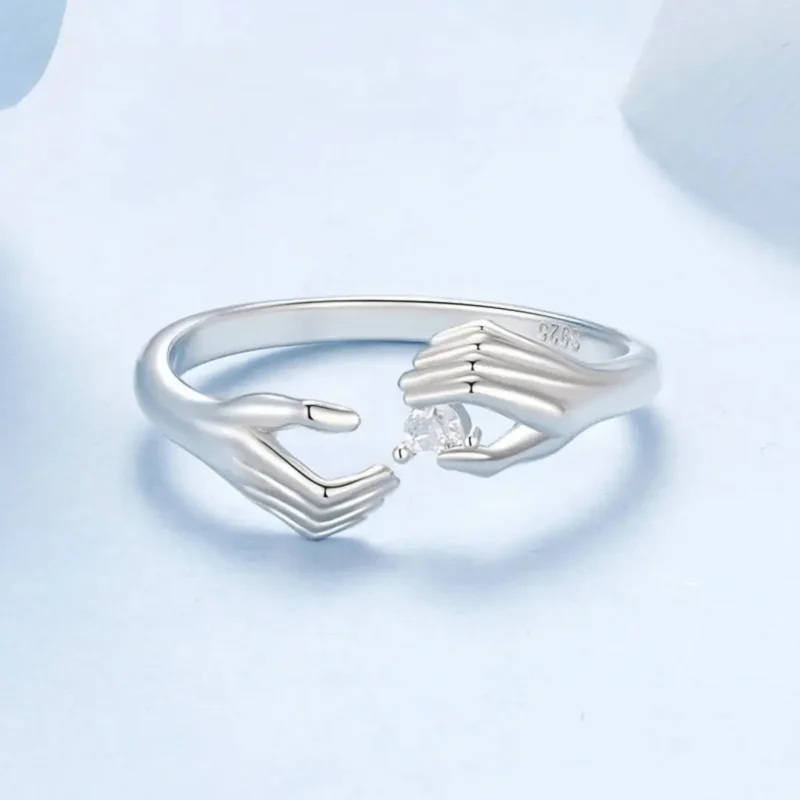 Anillo Abrazos de Amor en Plata 925 – Charlottes House El Salvador Joyeria